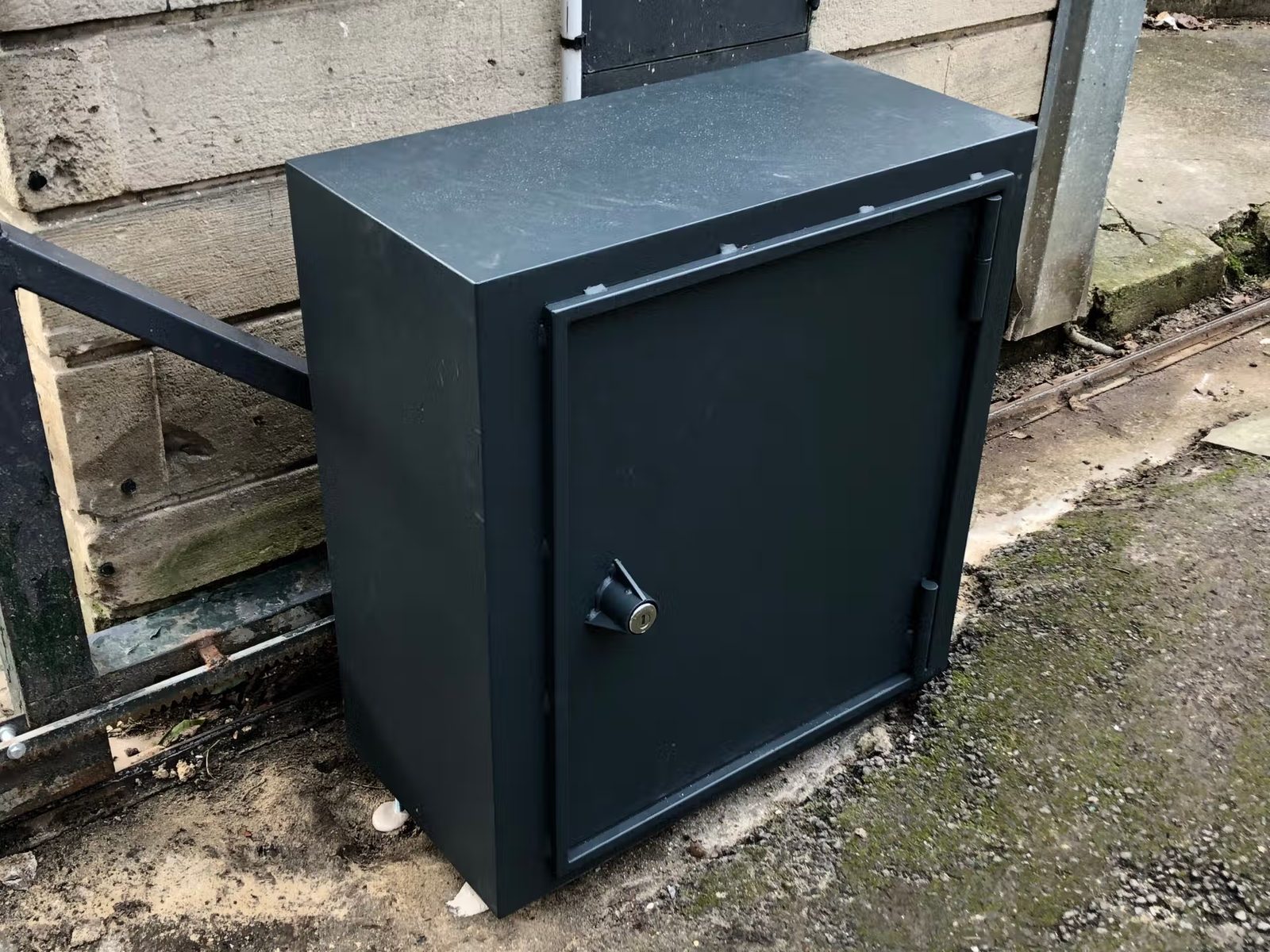 Coffre Fort Acier Serrurerie Securite Particulier Anthracite